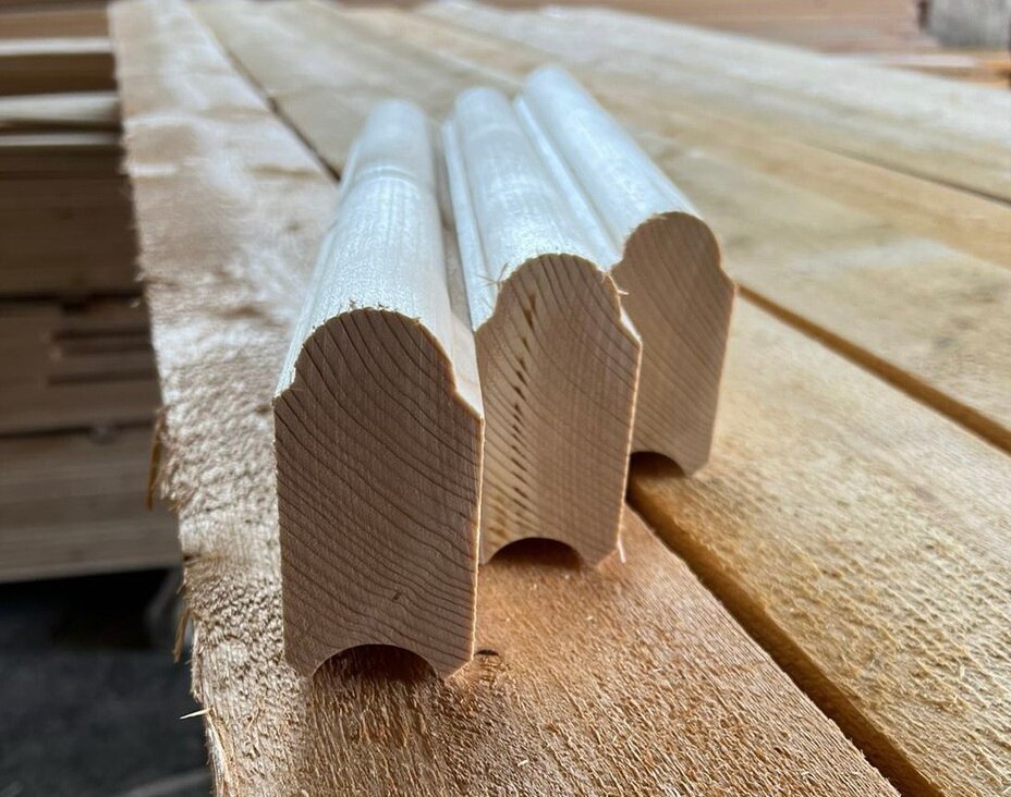 Доска камерной сушки Сорт АВ (лунный паз)